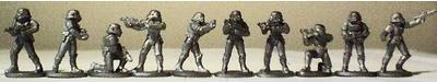 les 10 figurines de la bote