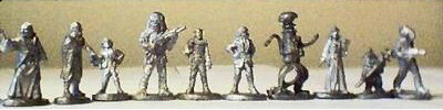 les 10 figurines de la bote